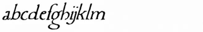 Caerphilly Italic