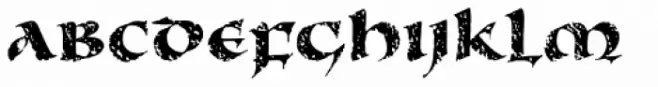 Cal Uncial Rough Regular