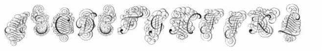 Calligraphia Latina Versals Two