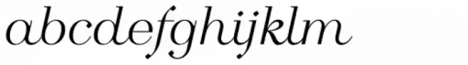 Calmius Extra Light Italic