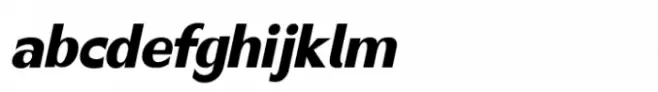 Canosa Extra Bold Italic