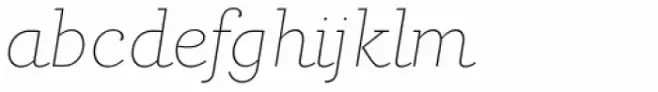 Carot Slab Thin Italic