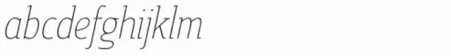 Cavole Slab Thin Italic