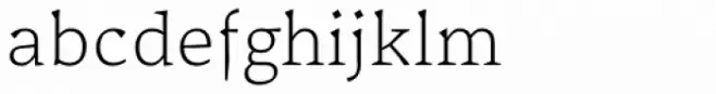 Certa Serif Extra Light