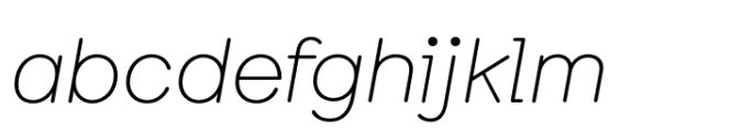 Chapeau Thin Italic