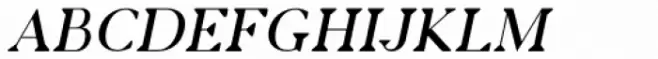 Charmini Extra Light Italic Alt