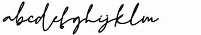 Christmas letter Italic