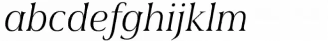 Civane Serif Norm Light Italic