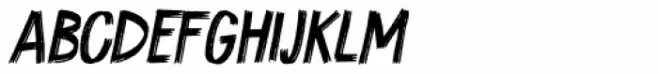 Coal Brush Italic