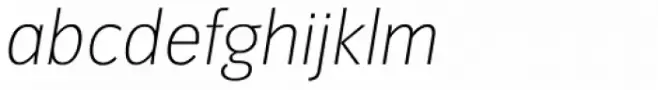 Congress Sans Std ExtraLight Italic