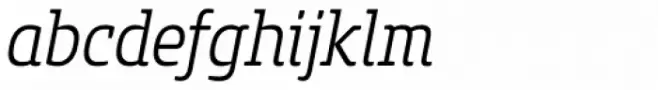 Core Slab M 37 Cn Light Italic