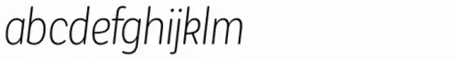 Corporative Sans Round Condensed Alt Light Italic