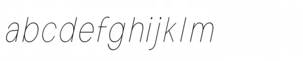 Cottorway Pro Crisp Thin Italic