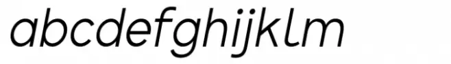 Crox Narrow Light Italic