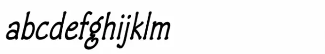 Czaristane Bold Condensed Italic