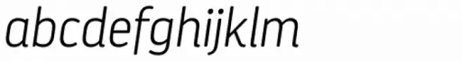 Darwin Essential Rounded Extra Light Italic