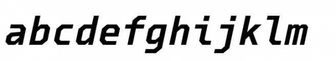 Debugger Bold Italic