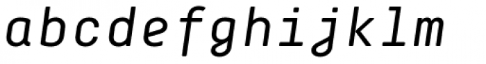 Decima Mono Pro Italic