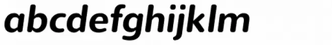 Delargo DT Rounded SemiBold Italic