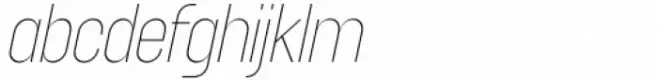 Domestica Extra Light Italic