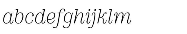 DT Augustina Slab Italic 3 Ul Light