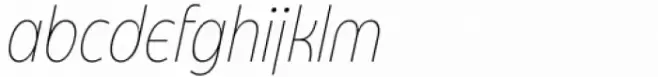 Eastman Condensed Alternate Extralight Italic