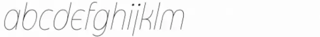 Eastman Condensed Alternate Thin Italic