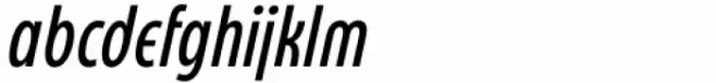 Eastman Condensed Compressed Alternate Medium Italic