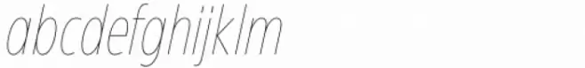 Eastman Condensed Compressed Thin Italic