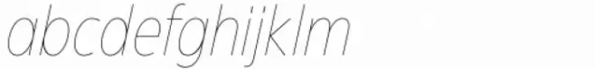 Eastman Condensed Thin Italic