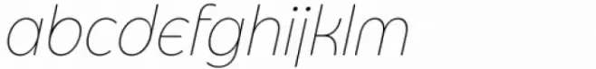Eastman Grotesque Alternate Extralight Italic