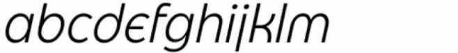 Eastman Grotesque Alternate Regular Offset Italic