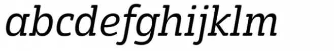 Eigerdals Slab Extra Regular Italic