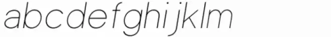 Einer Grotesk Thin Italic