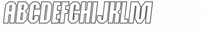 Electroz Outline Italic