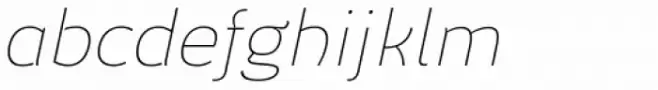 Elen Sans Thin Italic