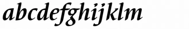 Elysa EF Bold Italic