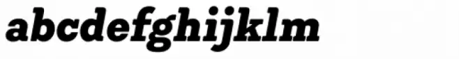 Emy Slab Black Italic