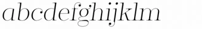 Encorpada Classic ExtraLight Italic