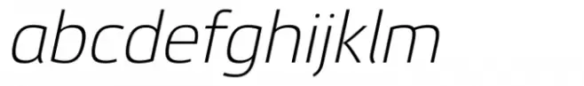 Etelka Thin Italic