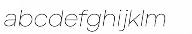 Ethos Nova Thin Italic