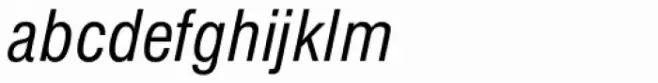 Europa Grotesk SB Cond Italic