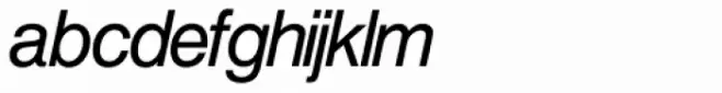 Europa Grotesk SH Italic