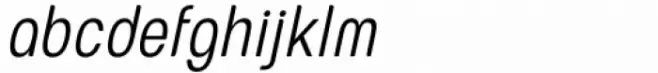 European Soft Pro Condensed Light Italic