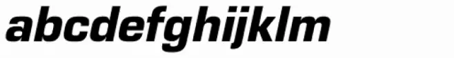 Eurostile Black Italic