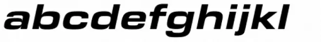 Eurostile Ext Black Italic