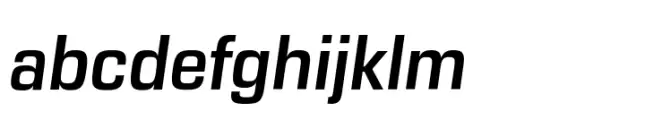 Eurostile Next Paneuropean Semi Bold Italic