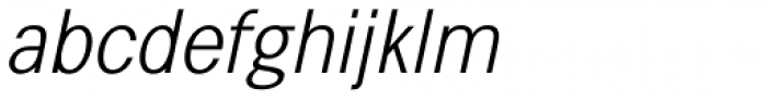Eurotypo SII Condensed Italic