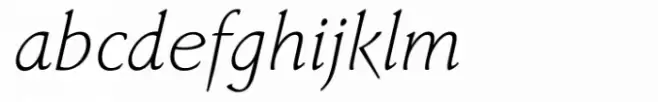 Faber Serif Pro 46 Leicht Kursiv