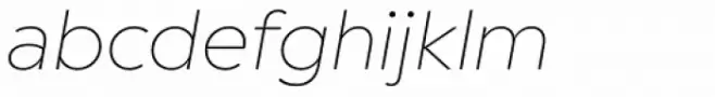 Facundo Extra Light Italic
